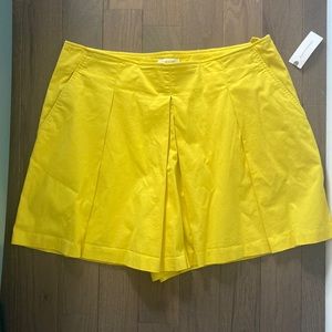 NWT Anthropologie Yellow Shorts!